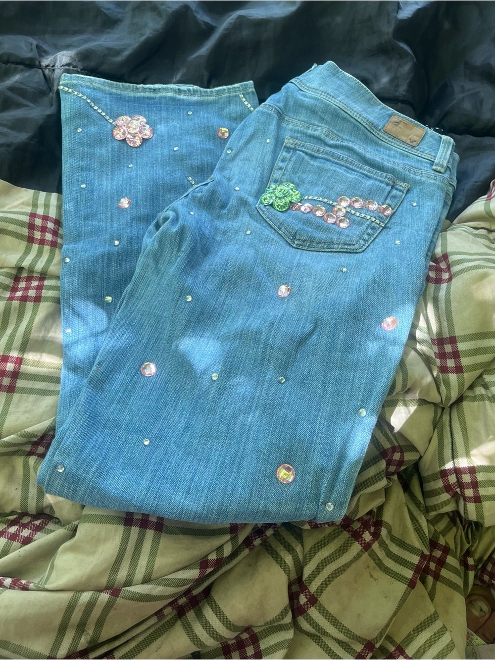 American Eagle stretch slim bootcut jeans